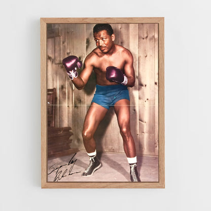 ap-sugar ray robinson-1 cadre Bois clair