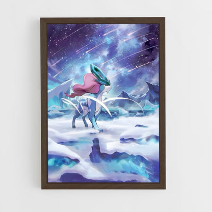 ap-suicune-2 cadre Bois foncé