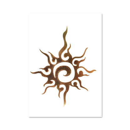 Poster Soleil Radieux