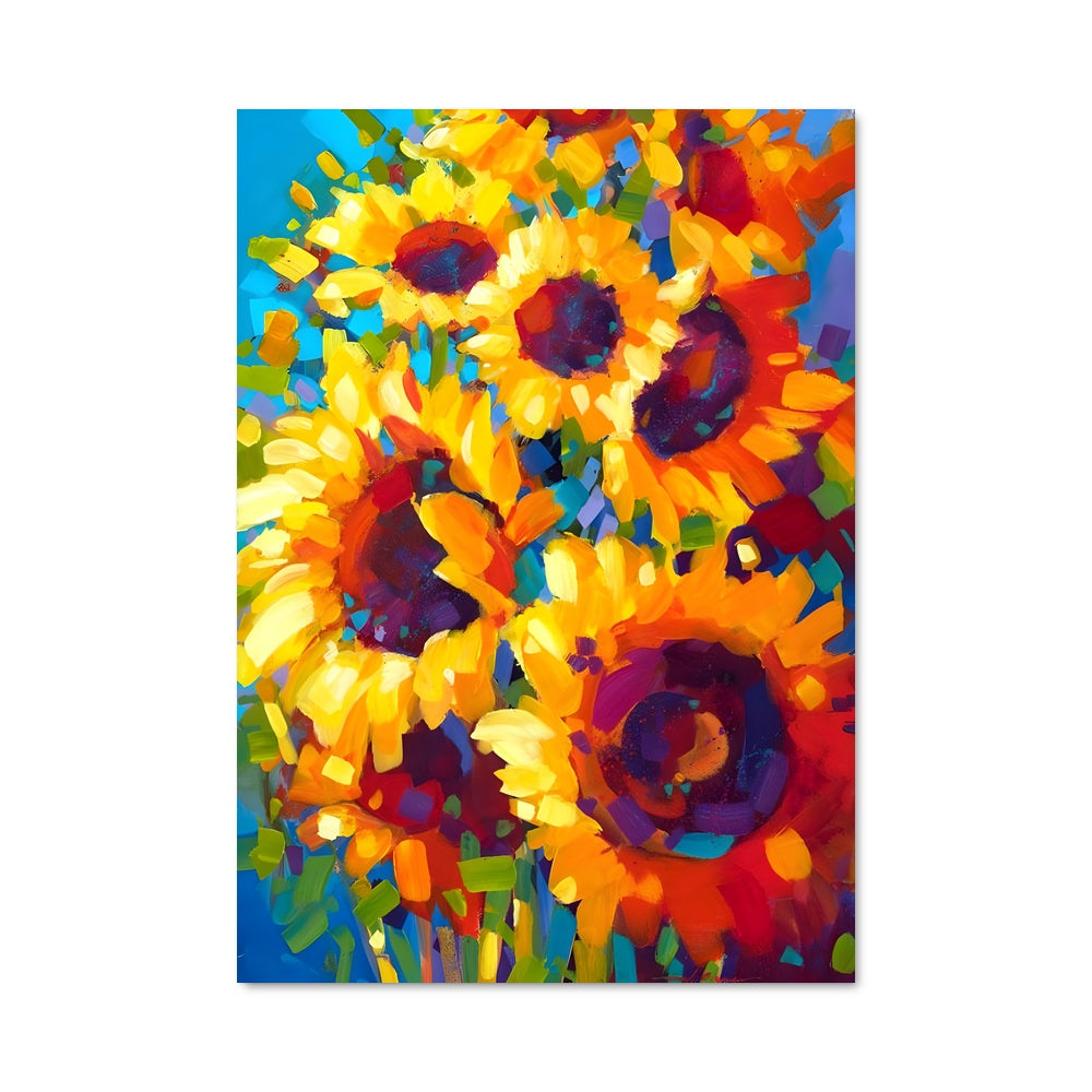 Poster Bouquet de Tournesols