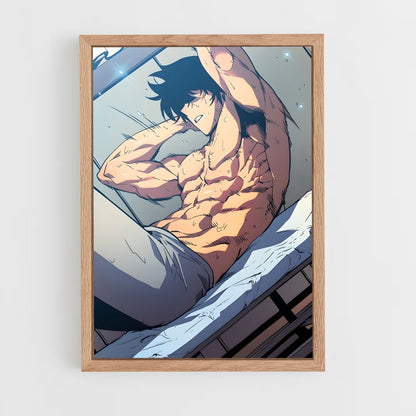 ap-sung jin woo-5 cadre Bois clair