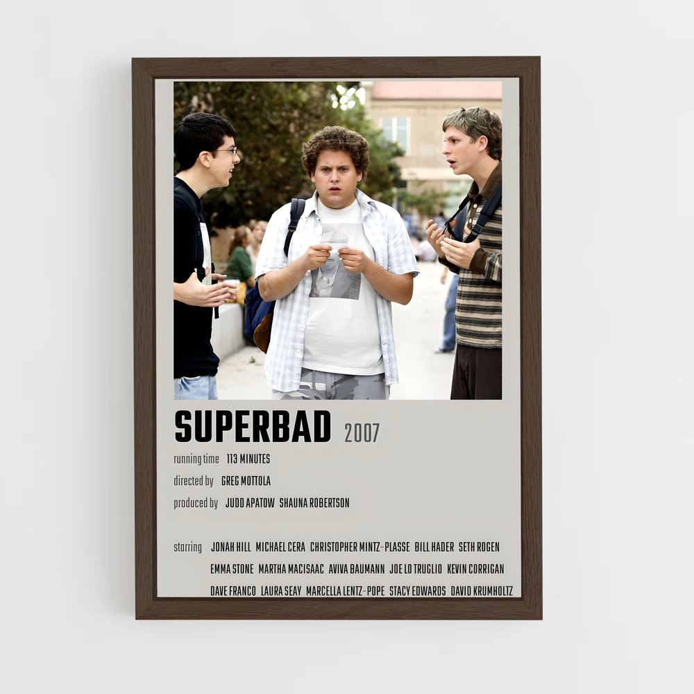 ap-superbad-1 cadre Bois foncé