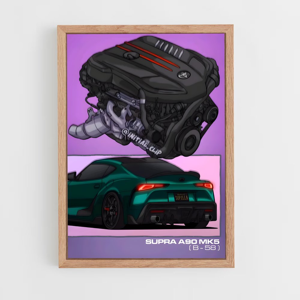 ap-supra mk5 a90-3 cadre Bois clair