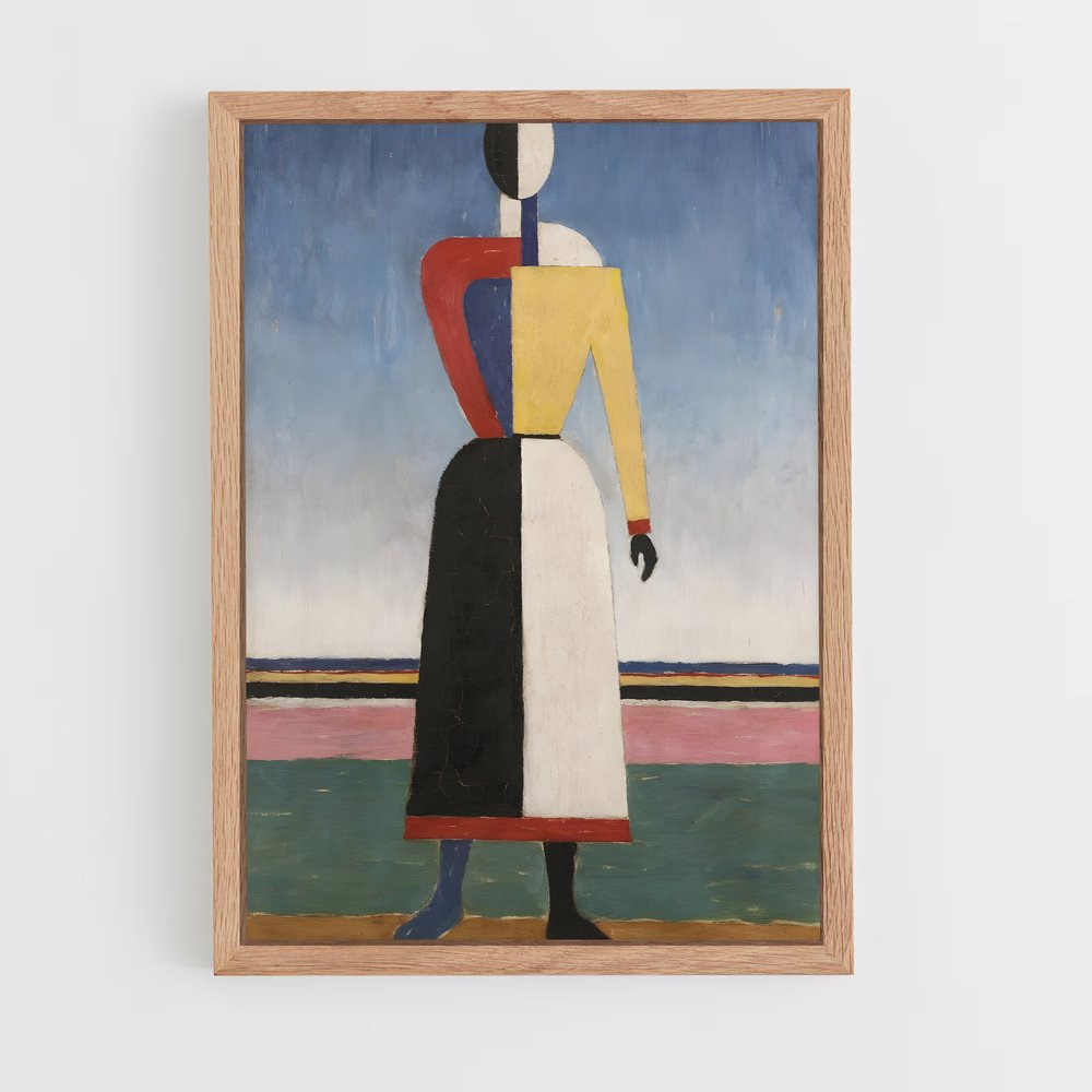 ap-suprematism-1 cadre Bois clair