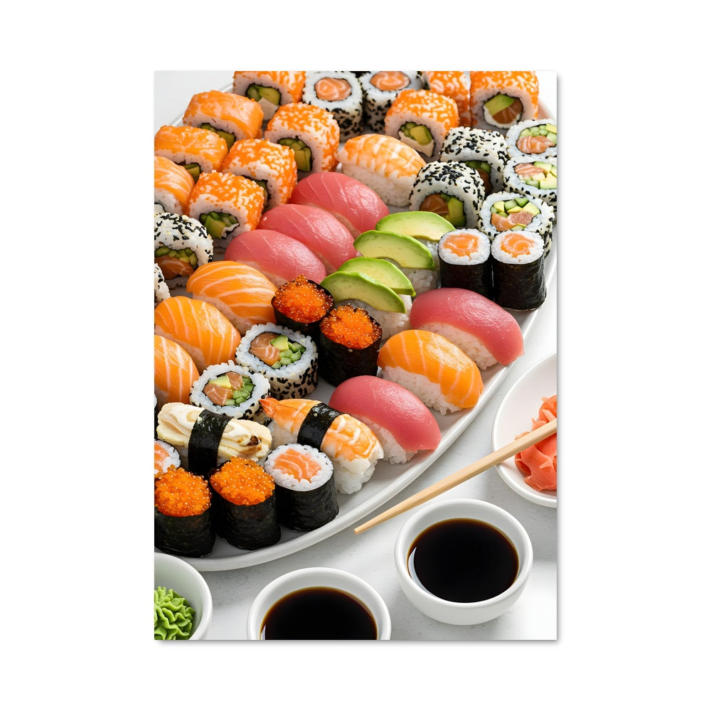 Poster Sushi Party