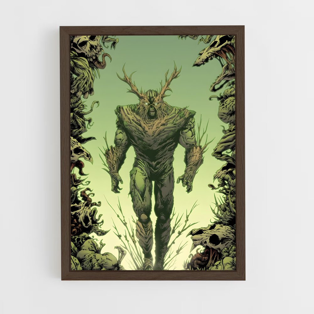 ap-swamp thing-7 cadre Bois foncé