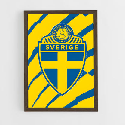 ap-sweden national football team-6 cadre Bois foncé