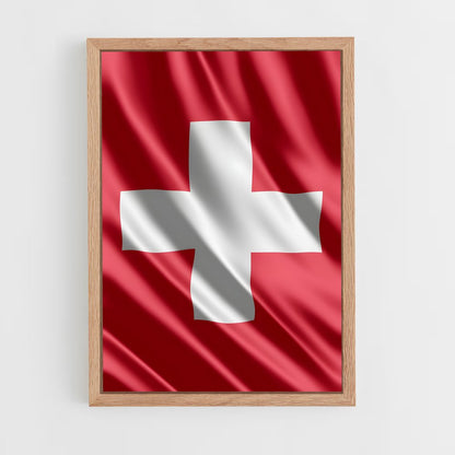 ap-switzerland flag-4 cadre Bois clair