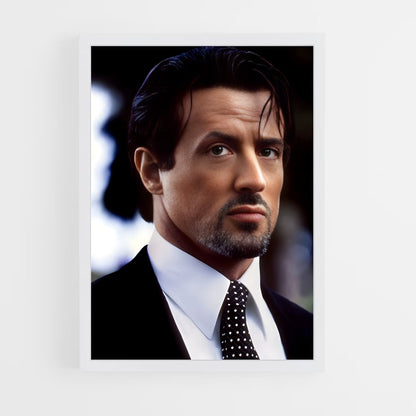 ap-sylvester stallone-3 cadre Blanc