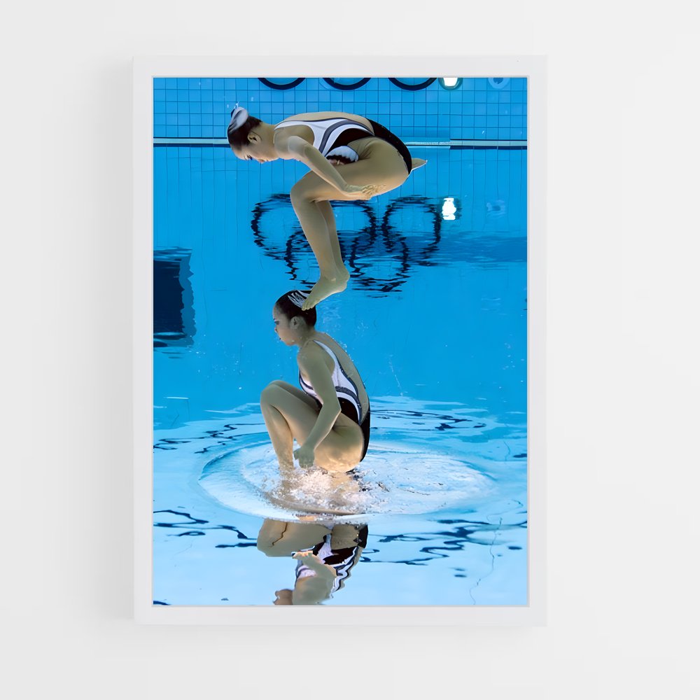 ap-synchronized diving-4 cadre Blanc