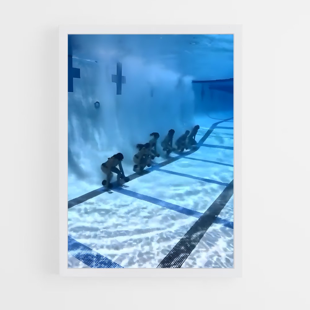ap-synchronized diving training-3 cadre Blanc