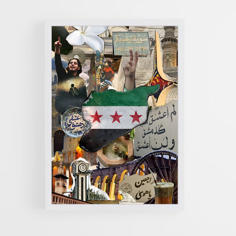 ap-syria flag-1 cadre Blanc