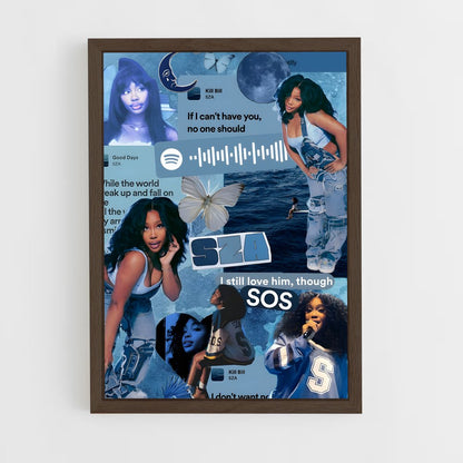 ap-sza-8 cadre Bois foncé
