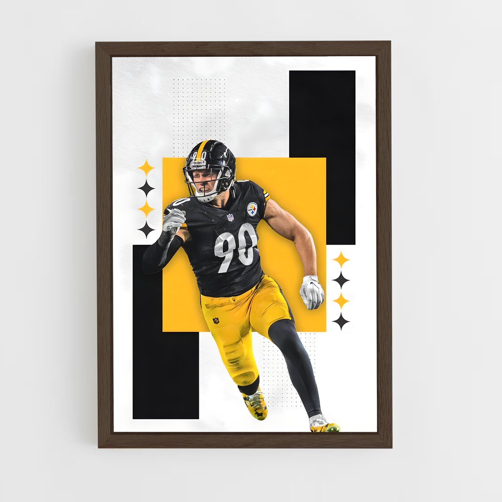 ap-t.j. watt-10 cadre Bois foncé