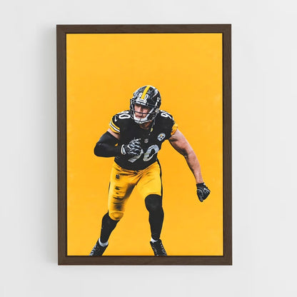 ap-t.j. watt-6 cadre Bois foncé