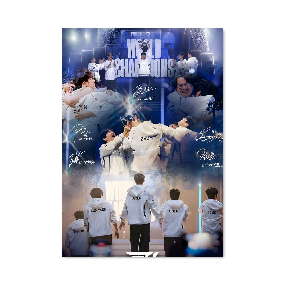 Poster Champions du Monde
