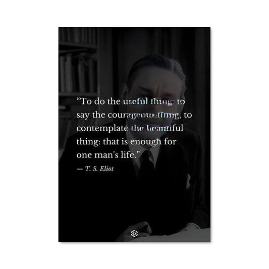 Poster L'Intellectuel Solennel
