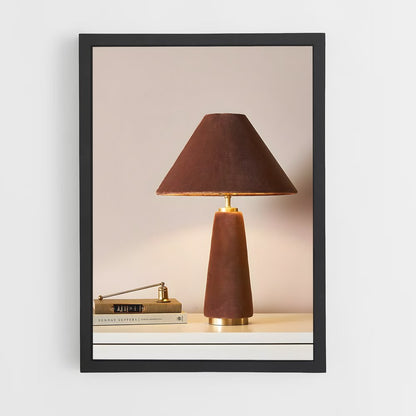 ap-table lamp-5 cadre Noir