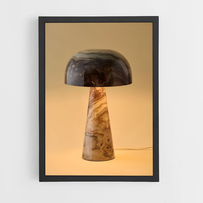 ap-table lamp-6 cadre Noir