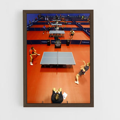 ap-table tennis-2 cadre Bois foncé