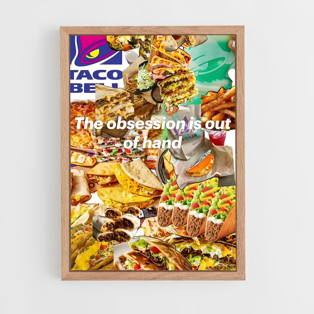 ap-taco bell-4 cadre Bois clair