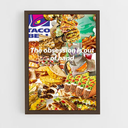 ap-taco bell-4 cadre Bois foncé
