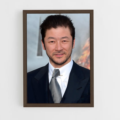 ap-tadanobu asano-2 cadre Bois foncé