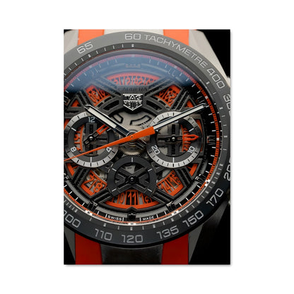 Poster Chrono Rouge