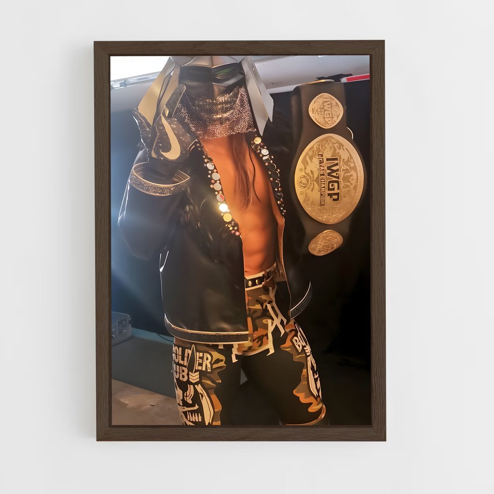 ap-taiji ishimori-5 cadre Bois foncé