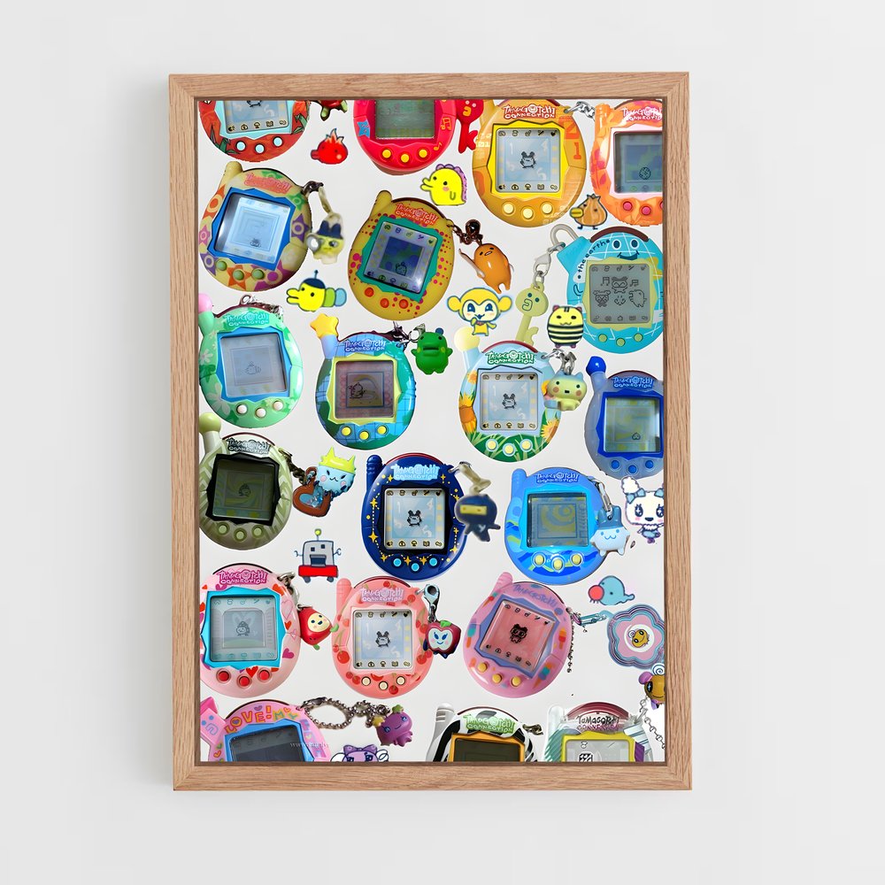 ap-tamagotchi-2 cadre Bois clair