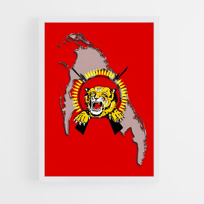 ap-tamil nadu flag-1 cadre Blanc