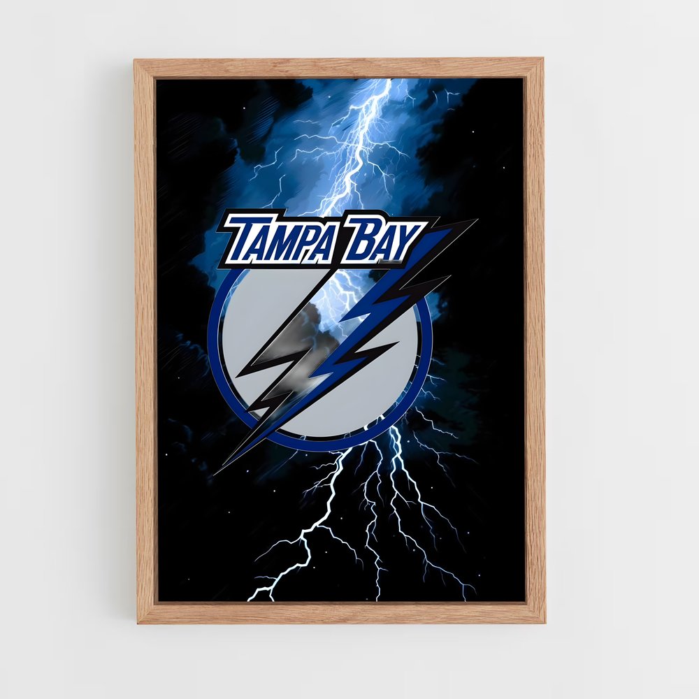 ap-tampa bay lightning-3 cadre Bois clair