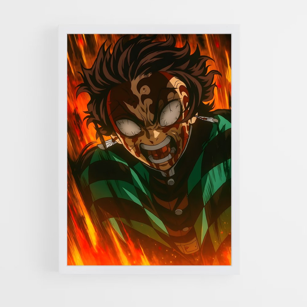 ap-tanjiro kamado-7 cadre Blanc