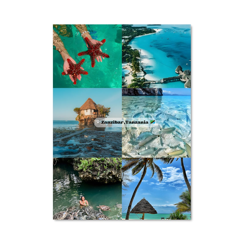 Poster Océans de Tanzanie