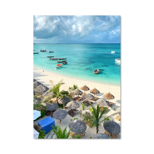 Poster Plage Tropicale