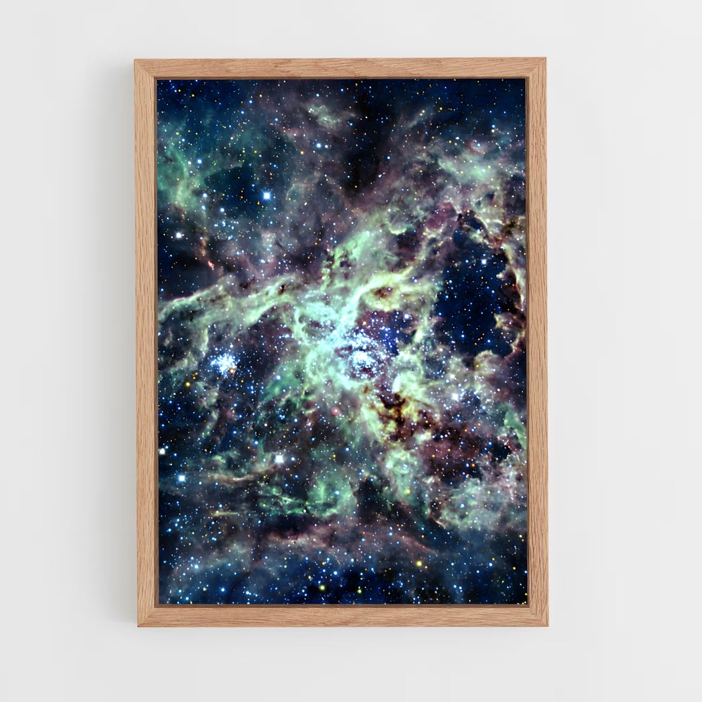 ap-tarantula nebula-3 cadre Bois clair