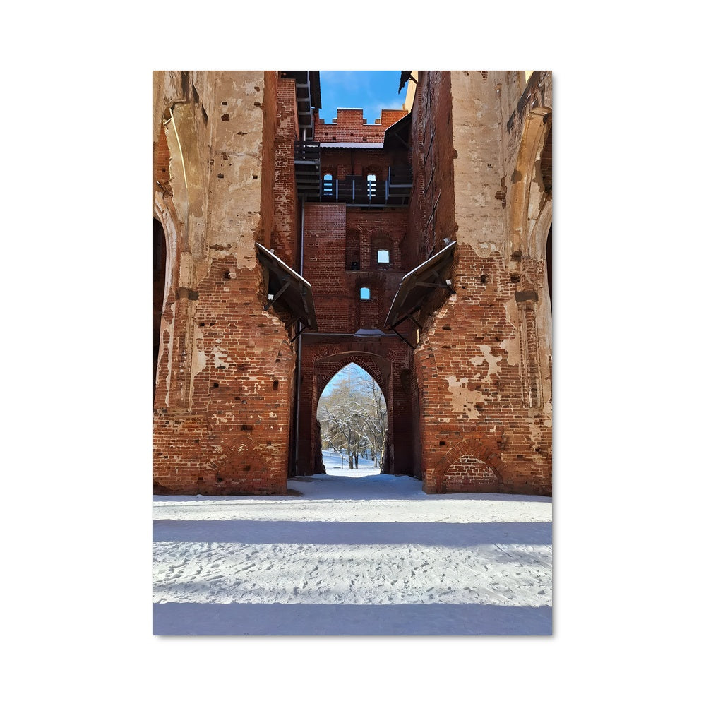 Poster Rue Enneigée