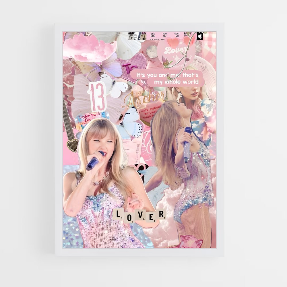 ap-taylor swift-8 cadre Blanc