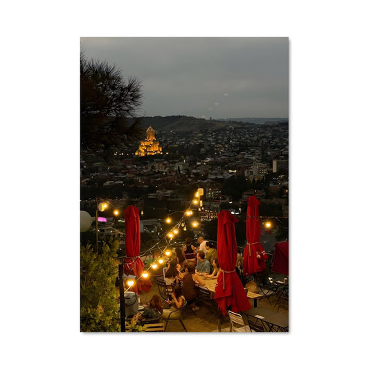 Poster Terrasse Tbilisi