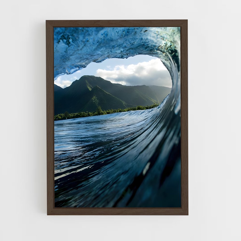 ap-teahupoo tahiti-6 cadre Bois foncé