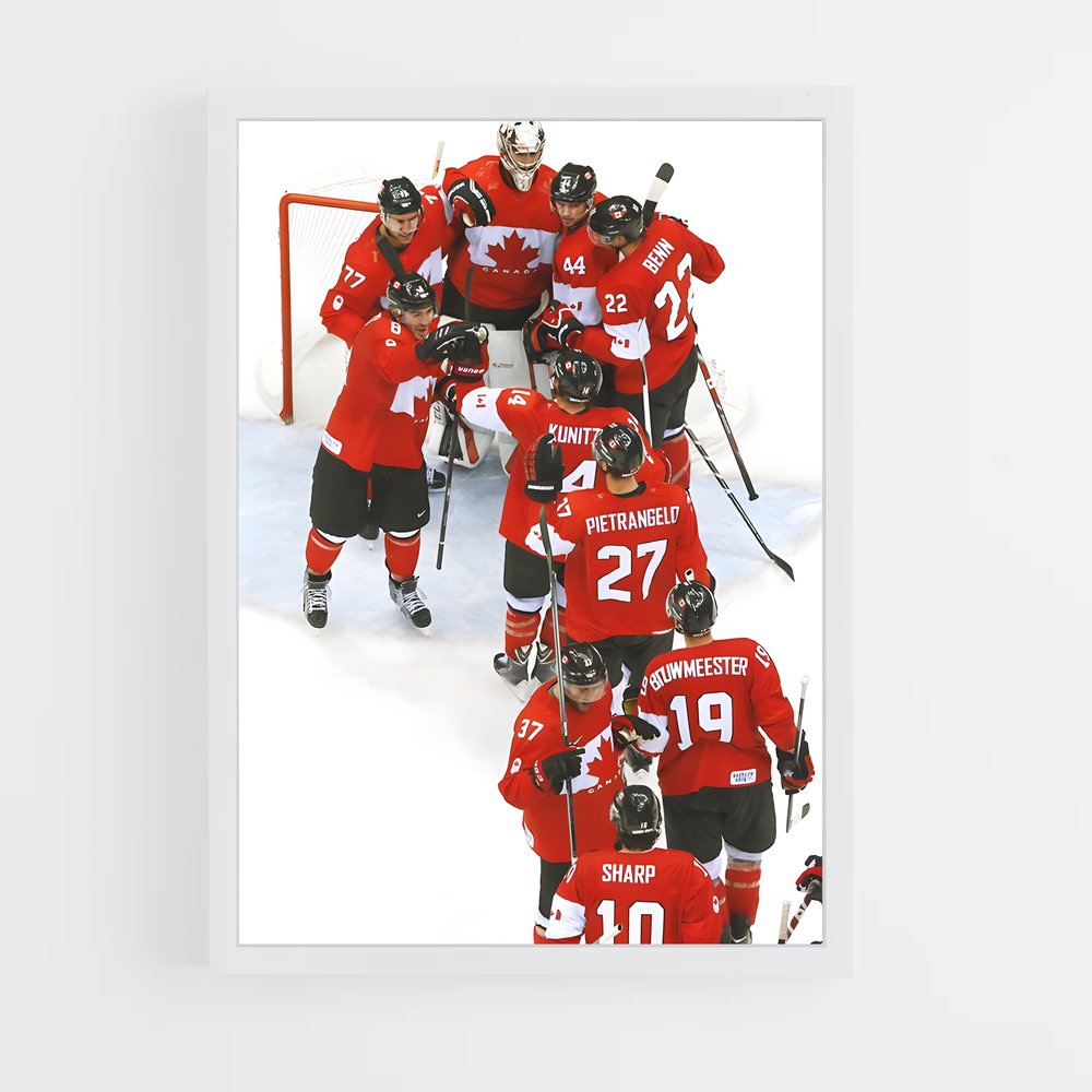 ap-team canada hockey-1 cadre Blanc