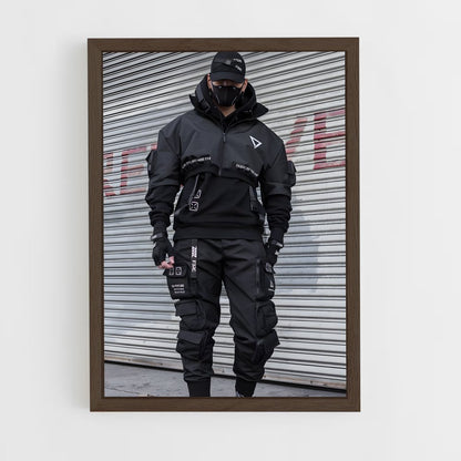 ap-techwear-1 cadre Bois foncé