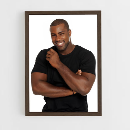 ap-teddy riner-4 cadre Bois foncé