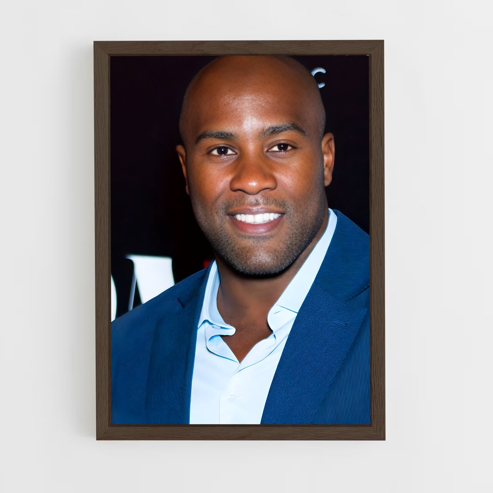 ap-teddy riner-5 cadre Bois foncé