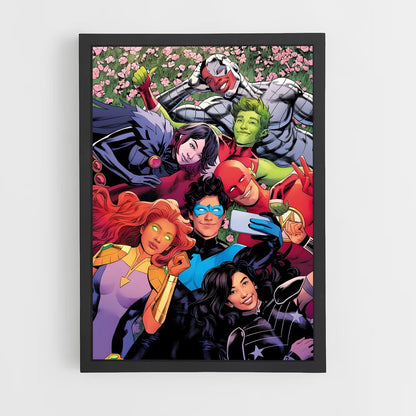 ap-teen titans-4 cadre Noir