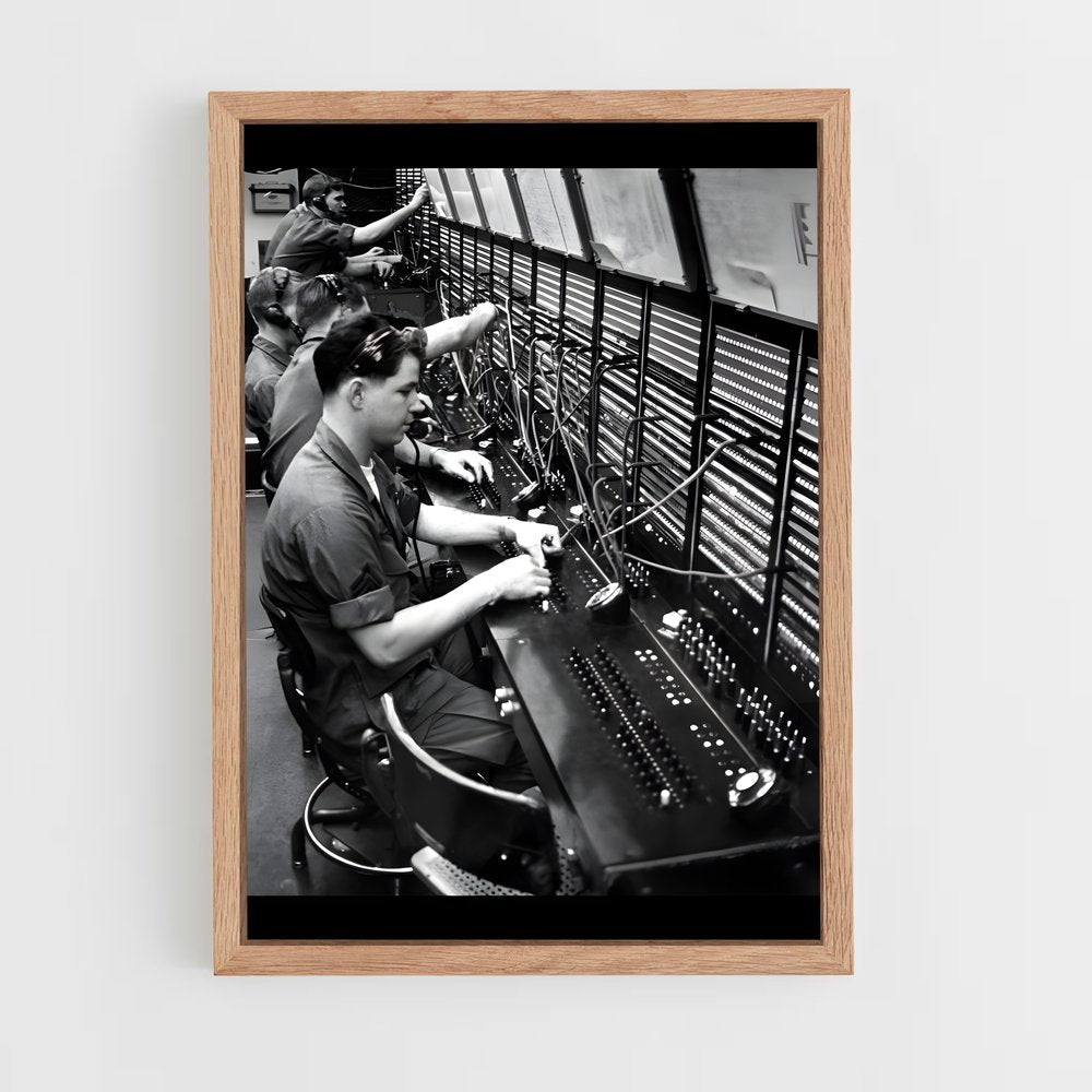 ap-telegraph operator-1 cadre Bois clair