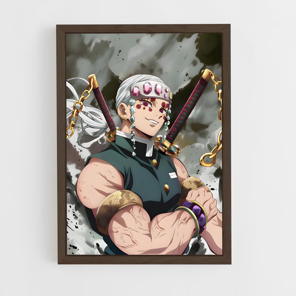 ap-tengen uzui-9 cadre Bois foncé