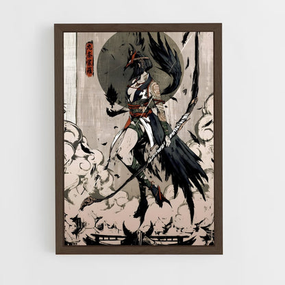 ap-tengu-5 cadre Bois foncé