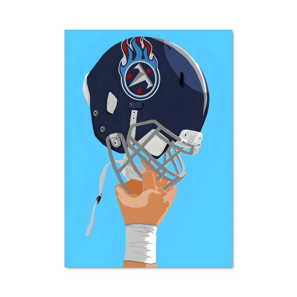 Poster Casque Titan