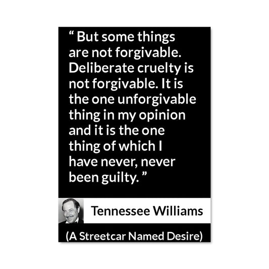 Poster Les Mots de Tennessee